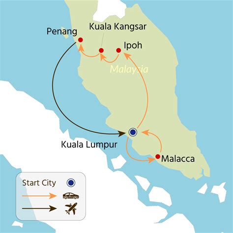For our week in malaysia we stayed 2 days in kuala lumpur and 4 in georgetown, 2 cities that are about 340 kilometers apart. Malaysia Tour to Kuala Lumpur, Penang, Malacca & Ipoh - 7 ...