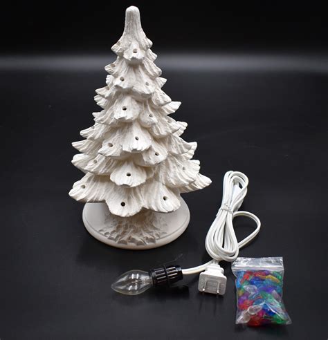 Ceramic Christmas Tree Kit Ready To Paint 9 Inch Tree Tree Etsy Australia