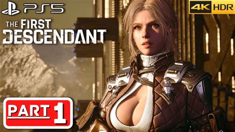 The First Descendant Ps5 Gameplay Walkthrough Part 1 Full Demo 4k 60fps Hdr No Commentary