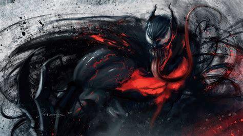 Download Comic Venom 4k Ultra Hd Wallpaper By Atanu Ghosh