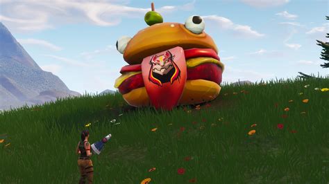 The durr burger challenge in fortnite battle royale. Durr Burger Skin and More Leaked from Fortnite V5.2 Files