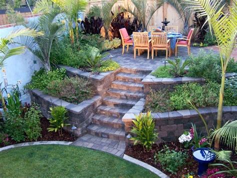 Planning the slope your yard is difficult and expensive. Image result for how to landscape a steep slope on a ...