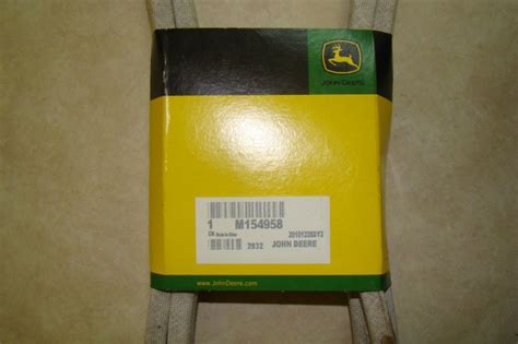 John Deere M154958 Secondary Deck Drive Belt For 48c Deck Ebay