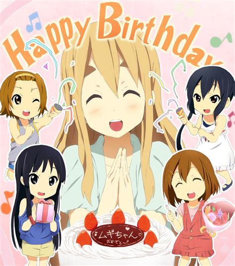 Birthday K On Dibujos De Anime Feliz Cumpleaños Anime