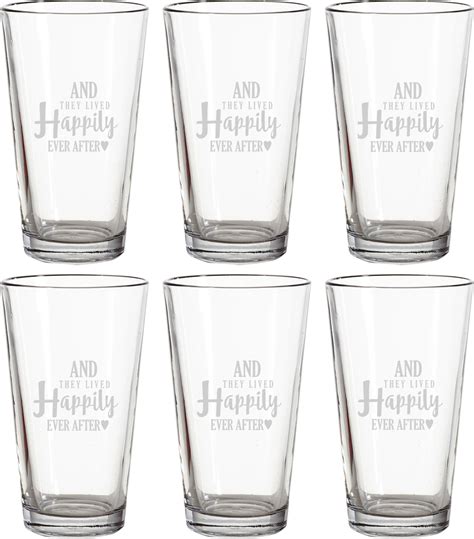Wedding Quotes And Sayings Beer Glasses Set Of 4 Personalized Youcustomizeit