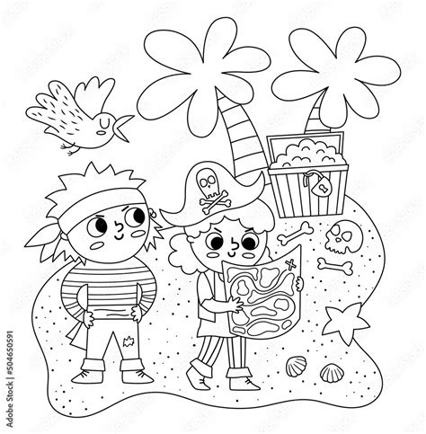 Treasure Hunt Coloring Pages Home Design Ideas