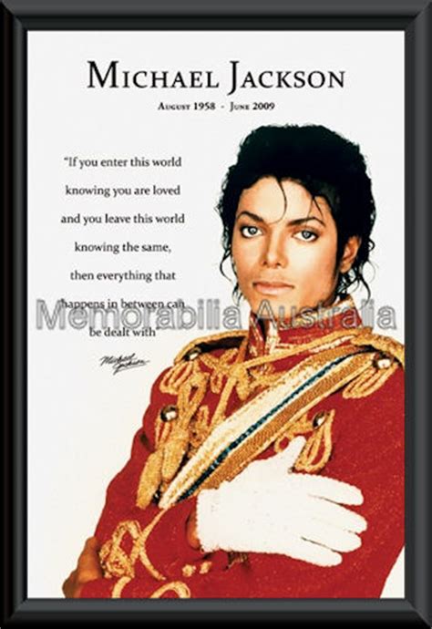 Michael Jackson Poster Framed Michael Jackson Music Memorabilia