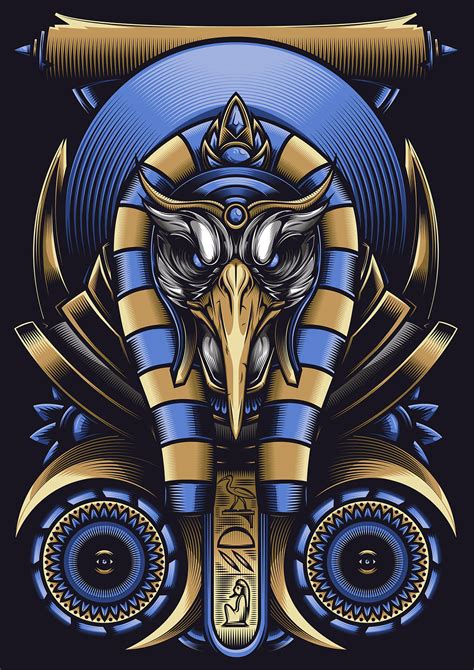 Egyptian Gods, Boldly Illustrated | Doodlers Anonymous