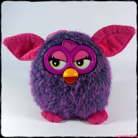 Furby Purple Pink Plush ~ 6 Cuddly Monster Big Ears Hasbrofamosa 2013