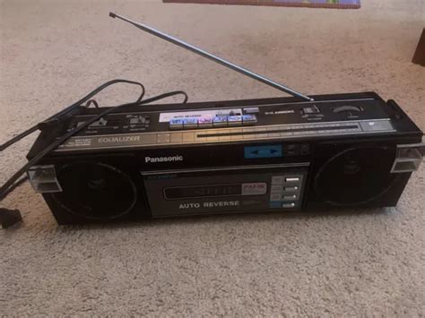 VINTAGE PANASONIC RX FM Boombox Radio Cassette Player Recorder