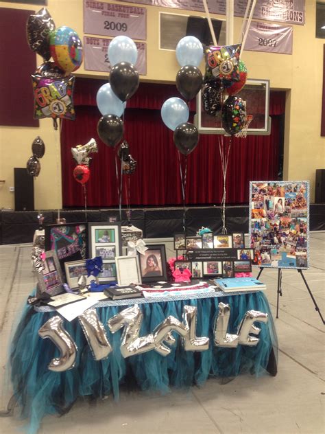 Plan your next birthday party with these fun themes for a variety of ages and needs. My daughters senior table | Graduation celebration ...