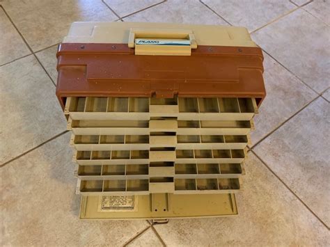 Vintage Plano 777 Giant Fishing Tackle Box Or Hobbycraft Storage Box