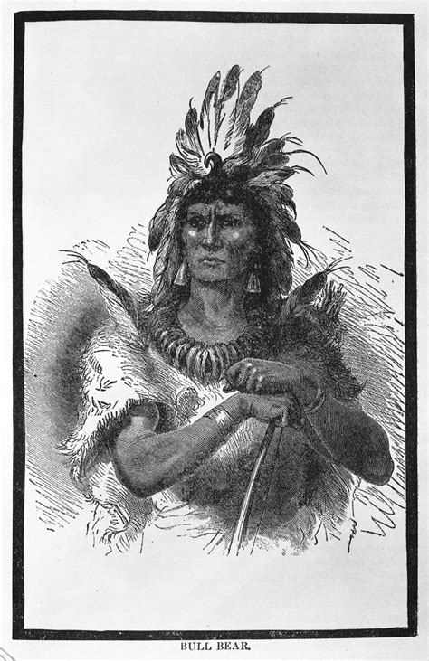 Cheyenne Chief Bull Bear Kansas Memory Kansas Historical Society