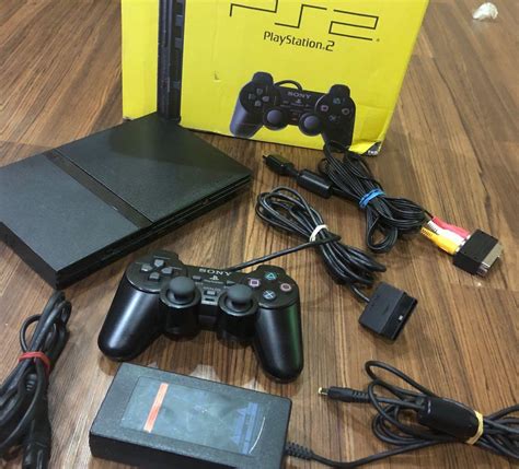 Sony Ps2 Slimline Console Black Ps2 Video Gaming Video Game