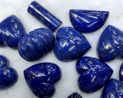 High Quality Natural Lapis Lazuli Cabochonheart Shapedpumkin Shaped