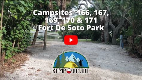 Fort De Soto Park Campsites 166 167 169 170 And 171 Coastal Camping