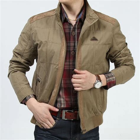 New 2017 Plus Size Loose Men Jacket Brand Clothing Spring And Autumn