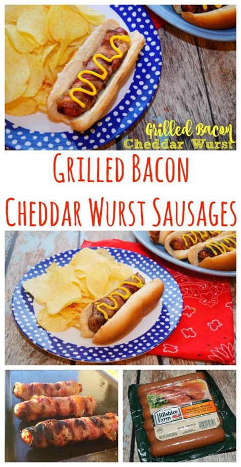 How To Grill Bacon Cheddar Bratwurst Dogs The Tiptoe Fairy