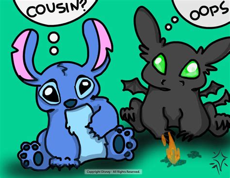 Pc Wallpaper Toothless And Stitch