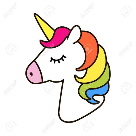 Cute unicorn unicorn silhouette unicorn head rainbow unicorn unicorn outline. Image result for unicorn head outline | Unicorns vector ...