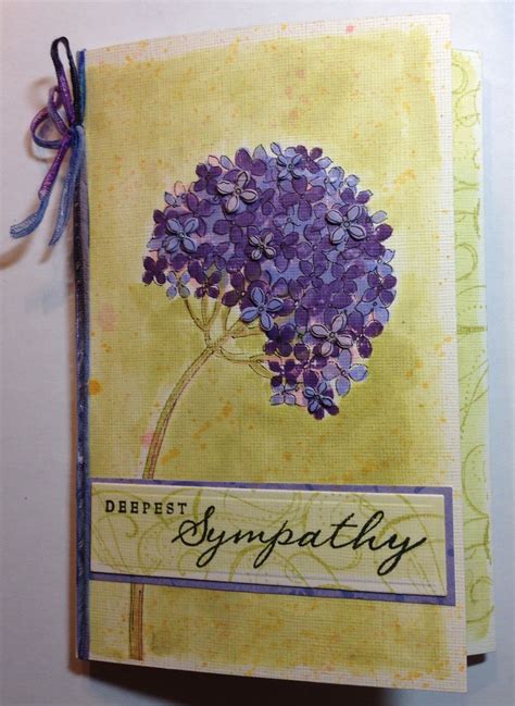 For card wording inspiration make sure to check out our article 'heartfelt sympathy card messages & condolences quotes'. Watercolor Sympathy Card | Condolence card, Sympathy cards ...