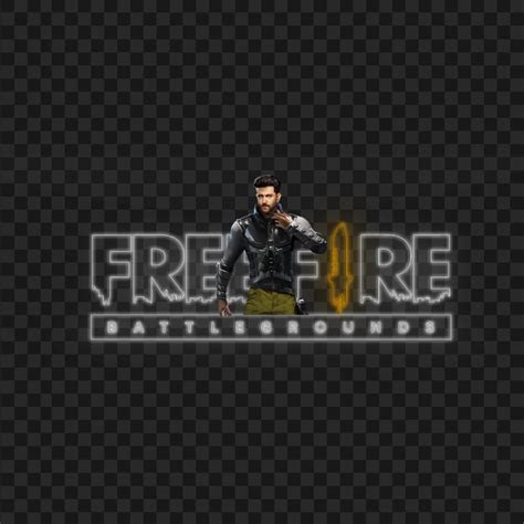 Hd Free Fire Jai Character With Ff Neon Logo Png Citypng
