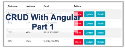Complete CRUD Operations with Angular 9 Step by Step - Part 1 (Setup) - SpringBoot & ANGULAR