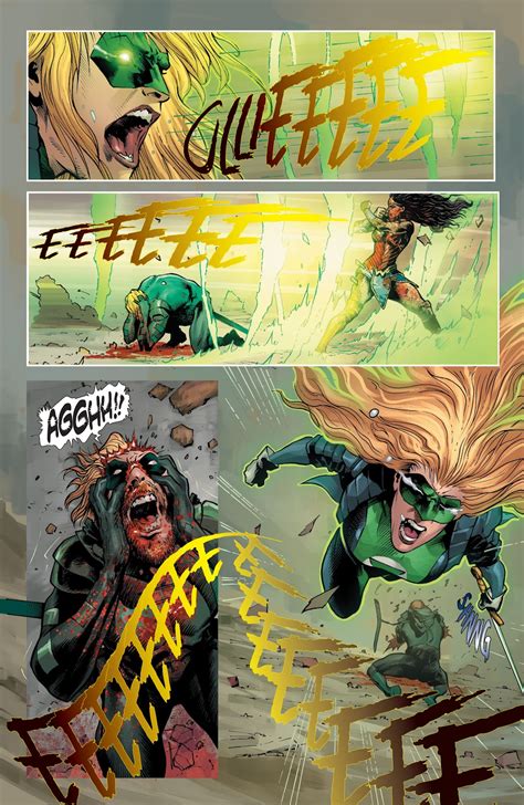Zombie Wonder Woman Infects Green Arrow Dceased