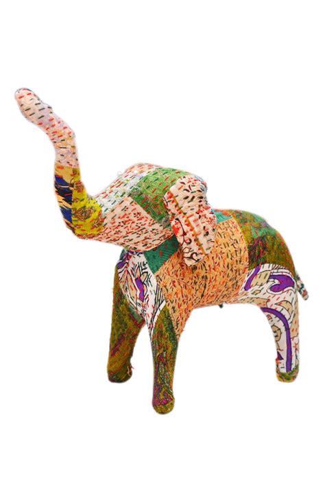 Traditional Designer Colorful Handmade Elephant In Victory Pose