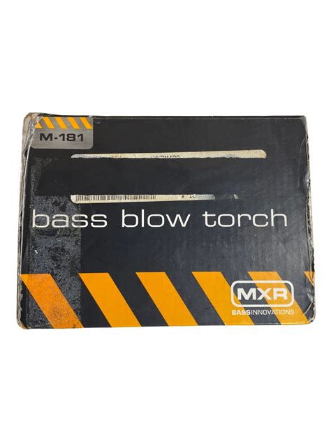 Mxr Bass Blow Torch Overdrive Used Backwoods Guitar