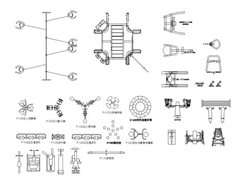 All Gymfitness Equipment Cad Blocks Bundle Stadiumgymnasium