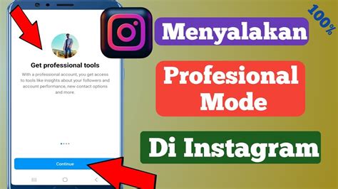 Cara Mengaktifkan Professional Mode Di Instagram Cara Membuat Akun Instagram Profesional