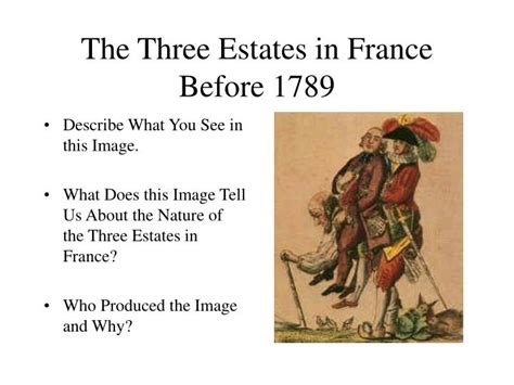The Three Estates French Revolution Slidesharedocs