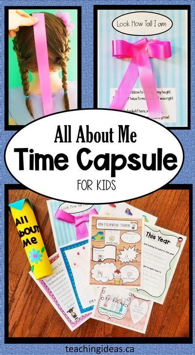 Time Capsule Ideas Time Capsule Kids Back To School Crafts For Kids