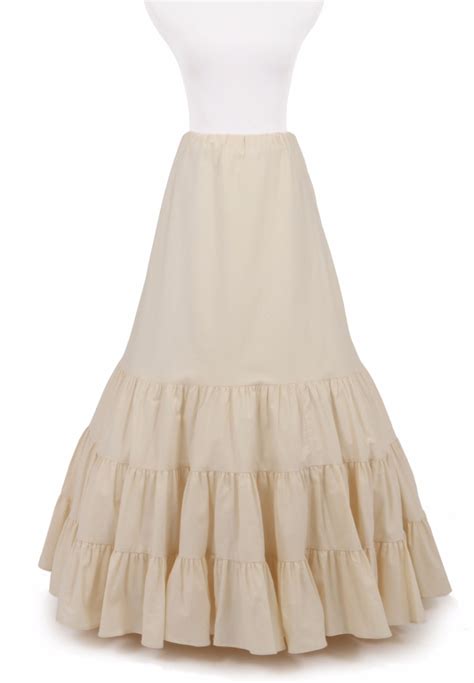 Victorian Ruffled Skirt Victorian French Pleated Gathered Bustle Skirts