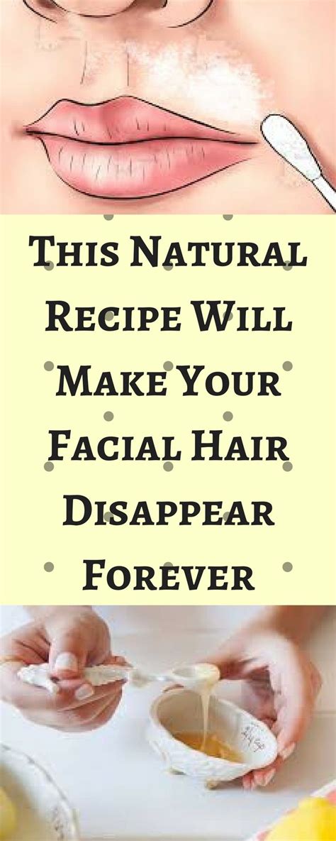 This Natural Recipe Will Make Your Facial Hair Disappear Forever