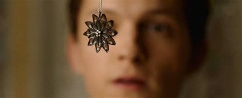 Black Dahlia Flower Necklace Spider Man Cawrju