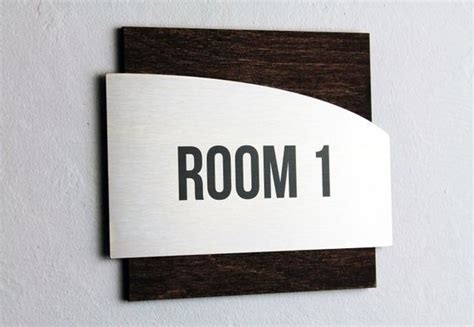 Door Number Sign Modern Exam Room Numbers Apartment Door Number