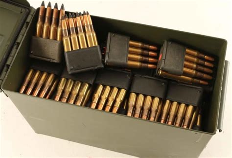Lot Of 30 06 Ammo In Clips