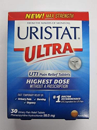 Uristat Ultra Urinary Pain Max Strength 30 Tablets Pack Of 2 Maxgran