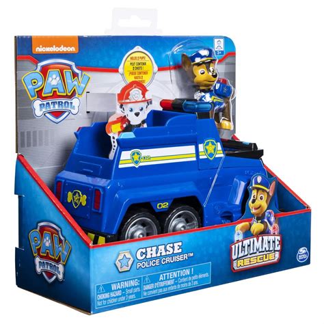 Paw Patrol Ultimate Rescue Chase Police Cruiser Toy Nickelodeon Spin