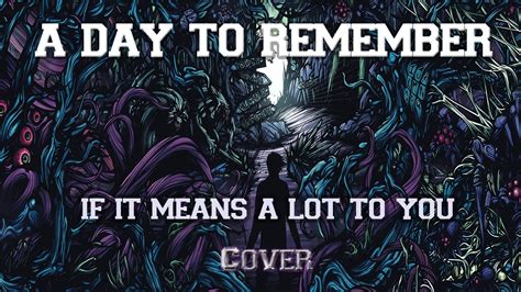 A Day To Remember If It Means A Lot To You Cover Download Tabs