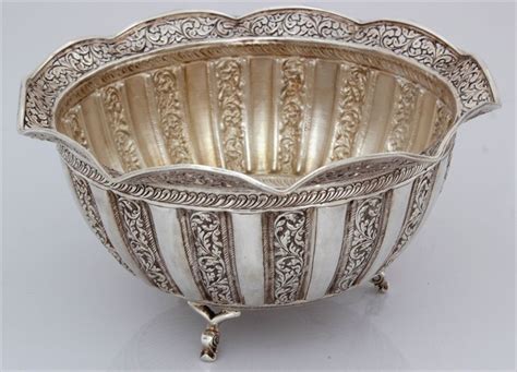 Flower Style Silver Bowls Silver Bowl Silver Pooja Items Silver Gifts