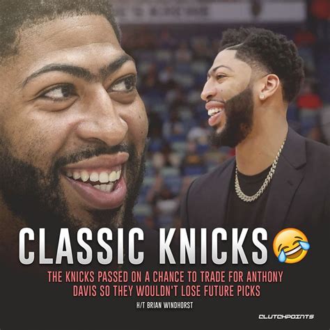 The Knicks Passed On A Chance To Trade For Anthony Davis So They Wouldn