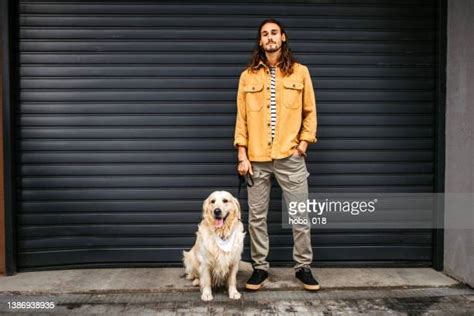 Man Dog Front Door Photos And Premium High Res Pictures Getty Images