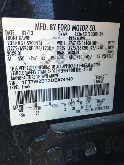 How To Find Rear Axle Ratio Ford Powerstroke Diesel Forum