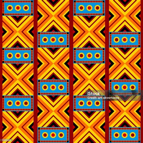 Seamless African Pattern Ethnic Seamless Design For Background Or