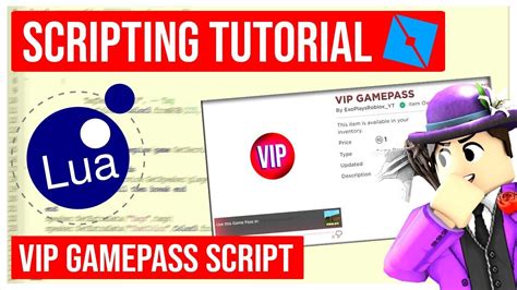 How To Make A Vip Gamepass Scripting Tutorial Roblox Studio Youtube