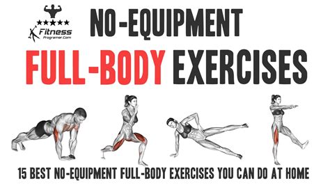 Best No Equipment Full Body Exercises You Can Do At Home
