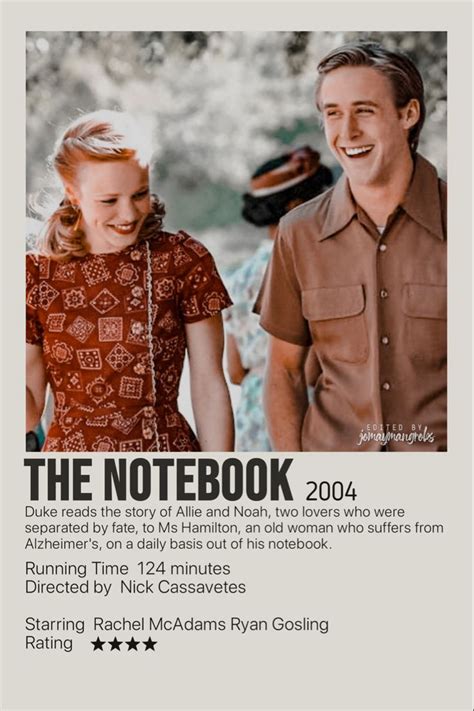 Check spelling or type a new query. The Notebook Minimalist Poster in 2020 | Rachel mcadams ...